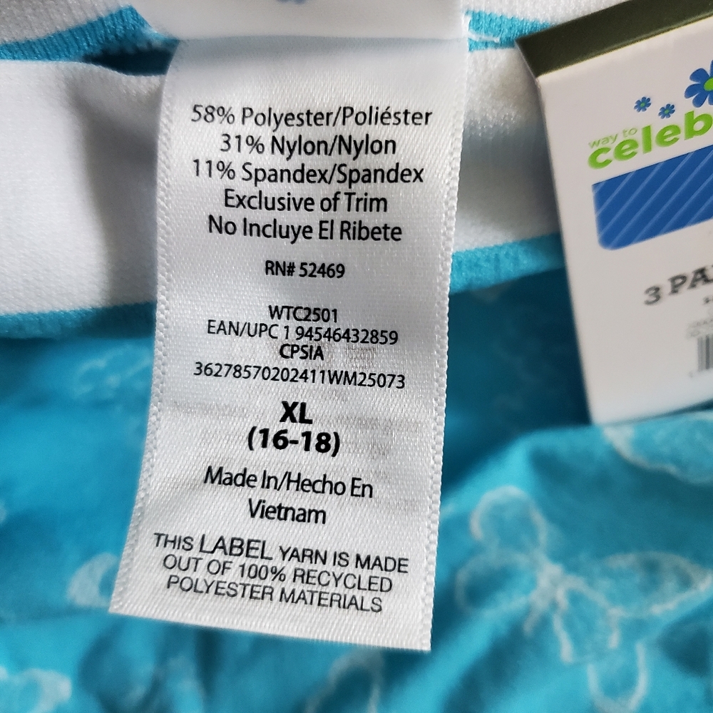 NWT "Celebrate!" Women Thongs Size XL, 2 Packs Of 3 Summer Theme Colors Seamless - Picture 9 of 9